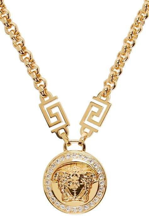 versace earrings ssense|versace necklaces women's.